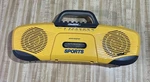 Sony Sports CFS-903 Yellow Boombox High Quality Audio Water Resistant. Fixed Price $34.99.