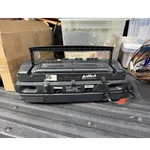 GPX-555 Dual Cassette Boombox Black Am/fm Radio High Speed Dubbing. Fixed Price $30.00.