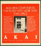 Akai UC-5 Mini Component Stereo System Vintage Print Ad 1980. Fixed Price $9.95.
