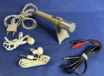 Vintage Wollensak 4300 Micrphone-cord-ear Bud Accessories Case Untested. Fixed Price $23.99.