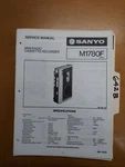Sanyo Service Manual Original Repair Book Mini Tape Recorder 642B. Fixed Price $19.98.