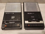 Panasonic Slim Line Portable Voice Cassette Recorder RQ-2103 & RQ-2745 Untested. Fixed Price $14.95.