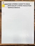 Nad Model 6150C Cassette Service Manual *original*. Fixed Price $24.97.