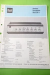Service Manual Guide For Dual Cv 4, Original. Fixed Price $17.36.