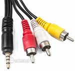 Audio Video Cable For Sony VMC-20FR VMC20FR Av 3.5 Mini Plug To Rca HDR-FX1 New. Fixed Price $9.99.