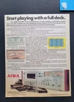 Aiwa AD-6800 Cassette Deck Promo Print Advertisement 1977. Fixed Price $7.95.