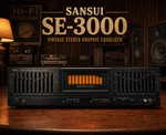Sansui SE-3000 Rare Vintage Stereo Graphic Equalizer. Fixed Price $1499.00.