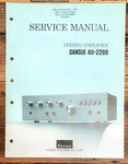 Sansui AU-2200 Amplifier Service Manual *original*. Fixed Price $24.97.