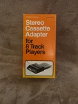 New Vintage Realistic Stereo Adaptor For Eight 8 Track Cassette Tape Player. Fixed Price $29.99.