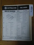 Hitachi TRQ-340RX Service Manual Original Repair Book Tape Recorder. Fixed Price $19.98.