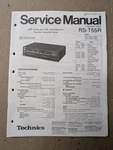Technics RS-T55R Cassette Deck Service Manual D-4923. Fixed Price $54.95.