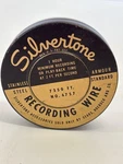 Vintage Silvertone Recording Wire Spool Sears Roebuck Original No. 6759 Used. Fixed Price $17.95.
