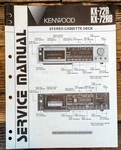 Kenwood KX-72RB Cassette Service Manual *original*. Fixed Price $19.97.