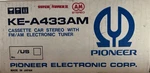 Pioneer KE-A433AM Super Tuner Iii Stereo Made In Japan 1985 New Box. Fixed Price $650.00.