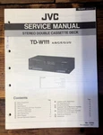 Jvc TD-W111 Service Manual *original*. Fixed Price $14.97.