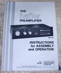 Nice Original Hafler DH-101 / Preamplifier Service Manual Guide Assembly. Fixed Price $29.99.