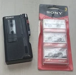 Sony M-450 Clear Voice Microcassette Handheld Recorder Bundle *tested*. Fixed Price $64.99.