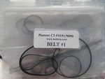 Pioneer CT-F9191 CT-F9090 Cassette Deck Belt Kit Complete With Cad Instruction's. Fixed Price $24.99.