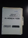 K-406 106 Luxman Service Manual Original Repair Book Stereo Tape Deck. Fixed Price $99.99.
