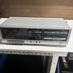 Vintage Sanyo Stereo Cassette Deck RD-S18 Silver Face Tested. Fixed Price $40.00.