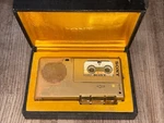 Rare Gold Sony M-9 Microcasette-corder. For Parts Only Untested With. Fixed Price $32.00.