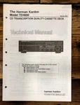 Harman Kardon TD4600 TD-4600 Cassette Service Manual *original* #1. Fixed Price $24.97.