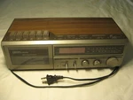 Sears Stereo Cassette Recorder Alarm Clock Radio 564.23412350 = Tested Working. Fixed Price $27.50.