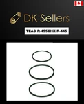 Replacement Belts For Teac R-455CHX R-445 Cassette Tape Deck Player. Fixed Price $10.25.