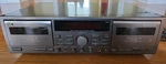 Jvc TD-W709, Black, Double Cassette Deck, Dual Player And Recorder. Fixed Price $71.99.