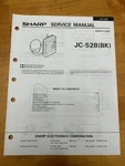 Sharp JC-528 Cassette Tape Player Service Manual Vintage Oem Diagrams. Fixed Price $14.99.
