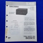 Sony TC-H500 Service Manual Original Paper Oem Repair Guide Usa. Fixed Price $24.95.