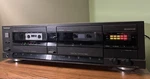 Vintage Technics Model No. RS-T230 Stereo Double Cassette Deck. Fixed Price $74.98.