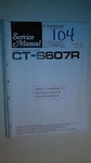 Pioneer CT-S607 Service Manual Original Repair Book Stereo Tape Deck Player. Fixed Price $19.98.