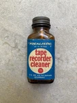 Vintage Rare Realistic Bottle Tape Recorder Cleaner #44-1010 2OZ Glass. Fixed Price $40.00.