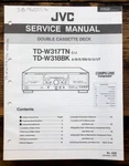 Jvc TD-W317 TD-W318 Cassette Service Manual *original*. Fixed Price $14.97.
