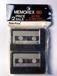 Memorex 60 Minute Audio Cassette Tape MRX2 Oxide Pack Sealed Nos Vintage. Fixed Price $12.00.