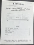 Mitsubishi DA-U108 DA-U154 Amplifier Service Manual Photocopy. Fixed Price $24.99.