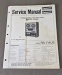 Panasonic Stereo Tape Deck RS-714US Service Manual D-4417. Fixed Price $74.95.