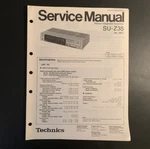 Technics SU-Z35 (m/mc) Integrated Amplifier Original Service Manual 1983. Fixed Price $9.99.