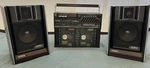 Vtg Yorx BP-1000 3 Cassette Player Tcp Am/fm Boombox Detach Stereo Speakers. Fixed Price $349.99.