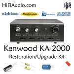 Kenwood KA-2000 Rebuild Restoration Recap Upgrade Kit Repair Filter Capacitor. Fixed Price $145.00.