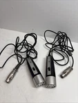 (2) Vintage Shure Dynamic Wired Microphone Model # 575S. Fixed Price $30.00.