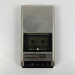 Vtg General Electric Slim Cassette Tape Recorder Player Model 3-5018C. Fixed Price $19.99.