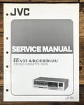 Jvc KD-V33 Cassette Service Manual *original*. Fixed Price $19.97.