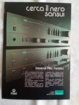Sansui Amplifier AU-D33 Advertising 1982 Italian Magazine 21X15 Cm. Fixed Price $5.71.