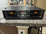 Sansui D-95WR Compu-synchro Double Reverse Cassette Deck. Fixed Price $60.00.