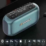 Sansui Mini Fm Radio Outdoor Heavy Bass Bt Speaker Recorder With Led Display. Fixed Price $81.00.