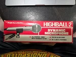 Vintage Realistic Highball 2 Dynamic Microphone #33-985D New Box. Fixed Price $25.00.