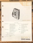 Sony TC-48 Cassette Service Manual *original*. Fixed Price $14.97.