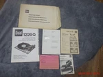 Vintage Oem Complete Dual Turntable 1229Q User And Service Manuals. Fixed Price $49.99.